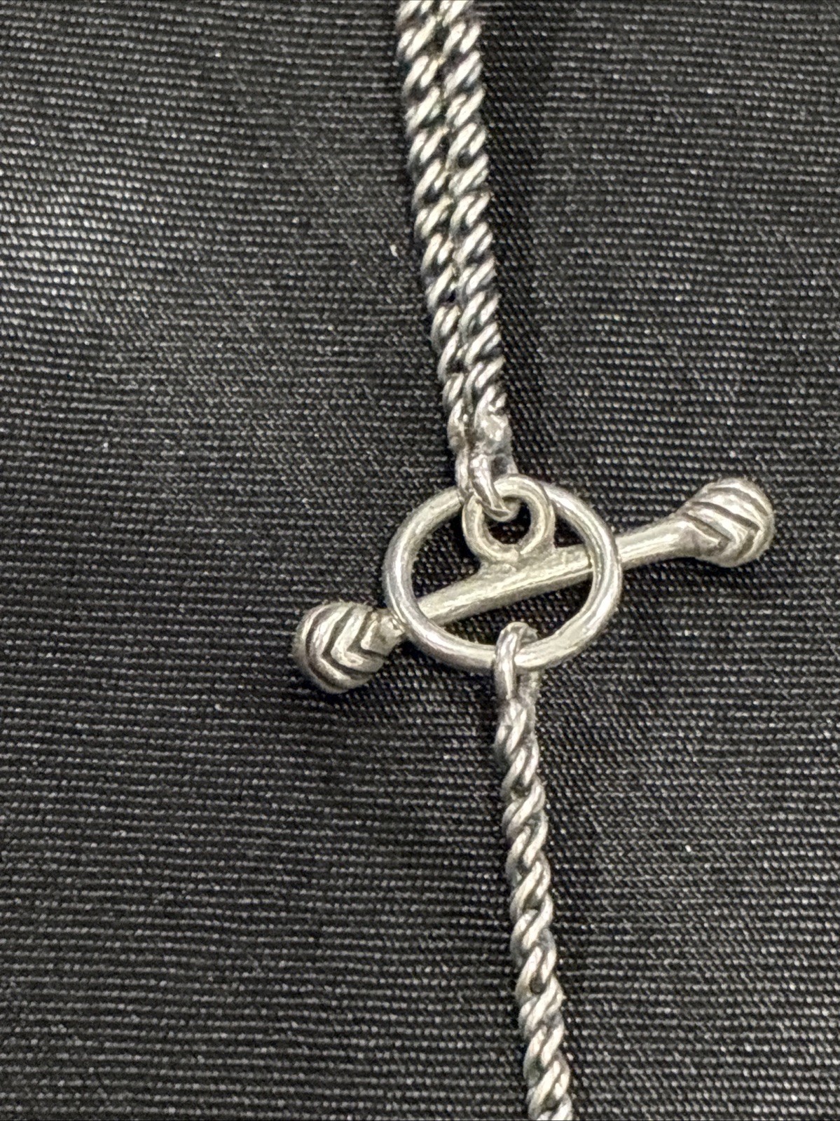 Silpada Oxidized Sterling Silver Lariat Necklace With Thai Filigree Ball 925 TH