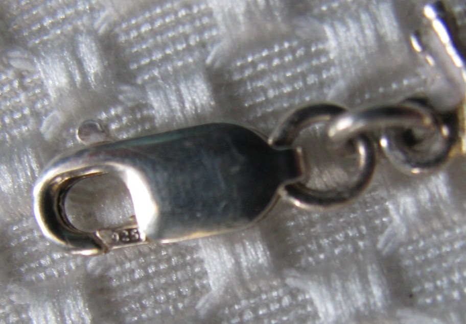 Sterling Silver Noah’s Ark Bracelet Lobster Clasp 7 ¼”
