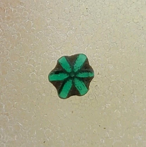 EXTREMELY RARE Tripache Emerald From Colombia 0.10 ct 3.65 x 3.10 x 1.28 mm