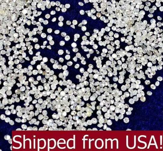 1.00 Ctw Natural Loose Single Cut Diamond 40 To 60 I3 K M Color 1 to 1.5 mm