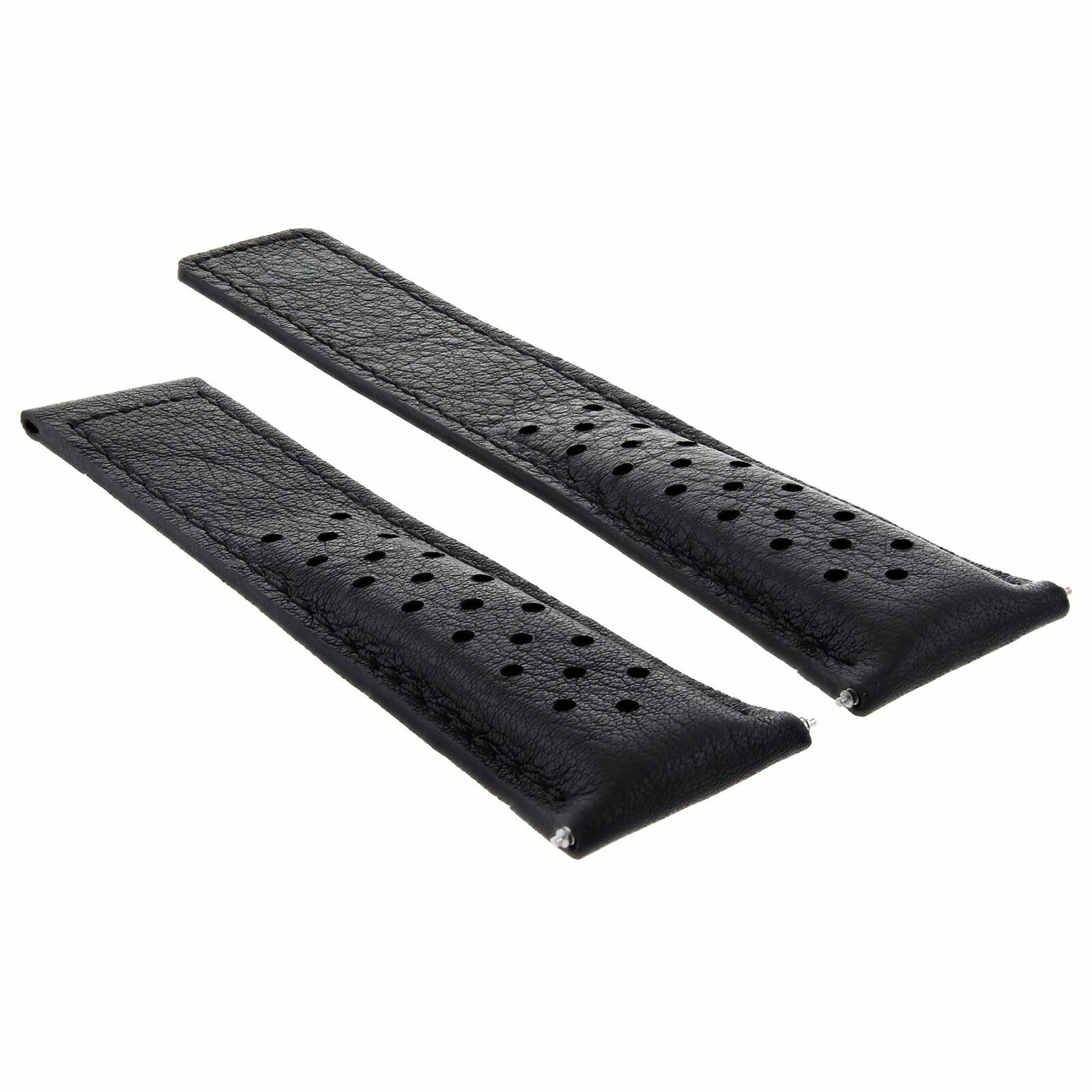 19MM-22MM PERFORATED LEATHER WATCH BAND STRAP FOR TAG HEUER CARRERA CALIBRE