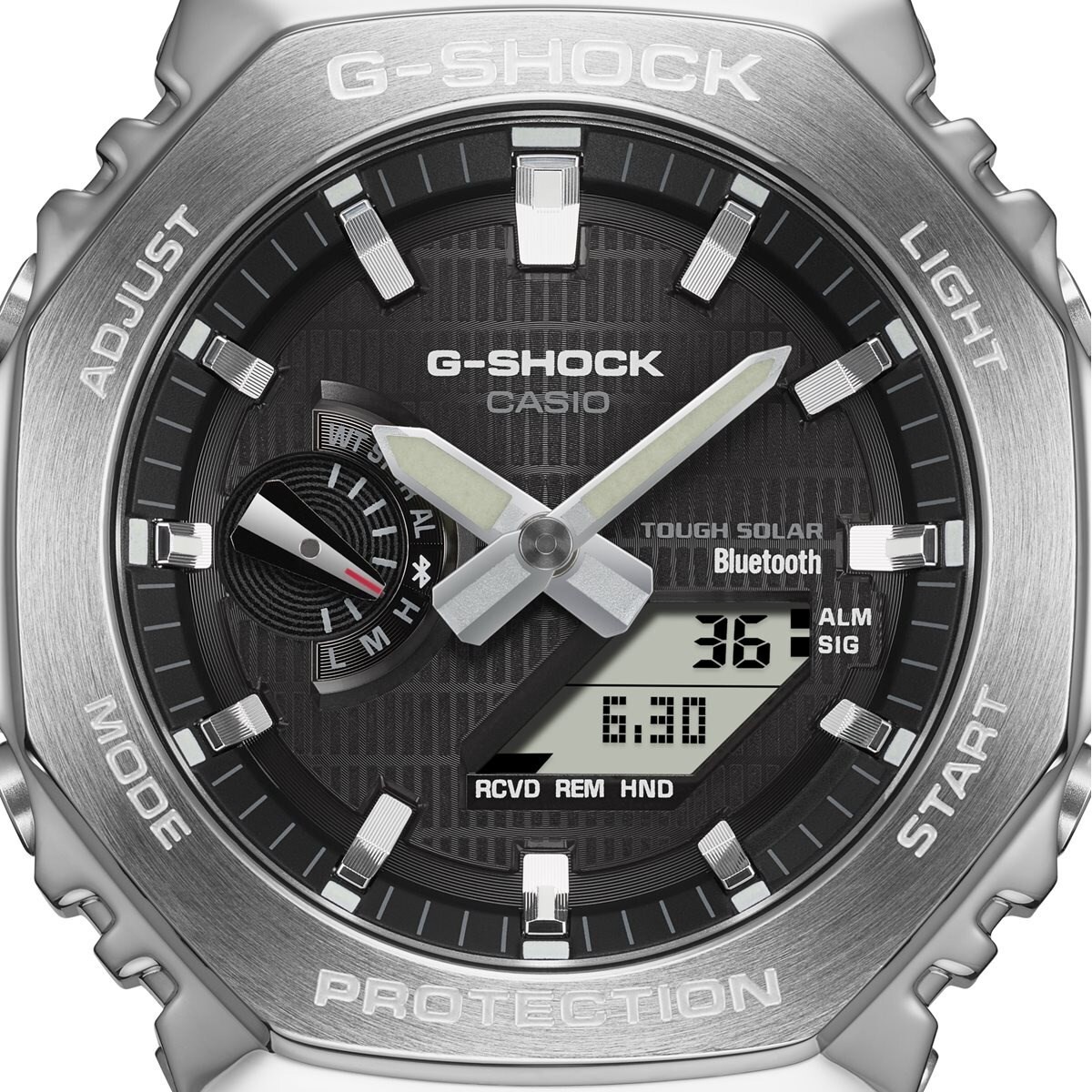 G SHOCK GBM 2100 1AJF Bluetooth Equipped Tough Solar With Tag Low Metal Covered