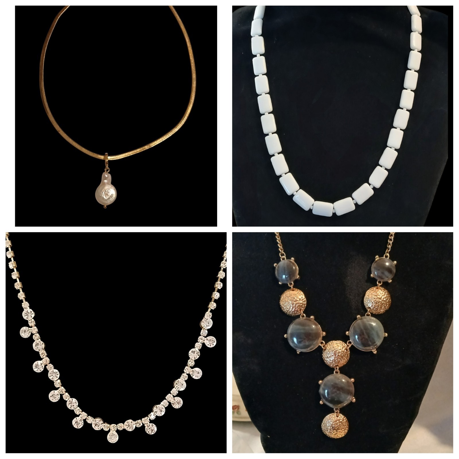 Mixed Vanity & Accessories Jewelry Lot (Includes Jewelry Box) More than 50 Pcs