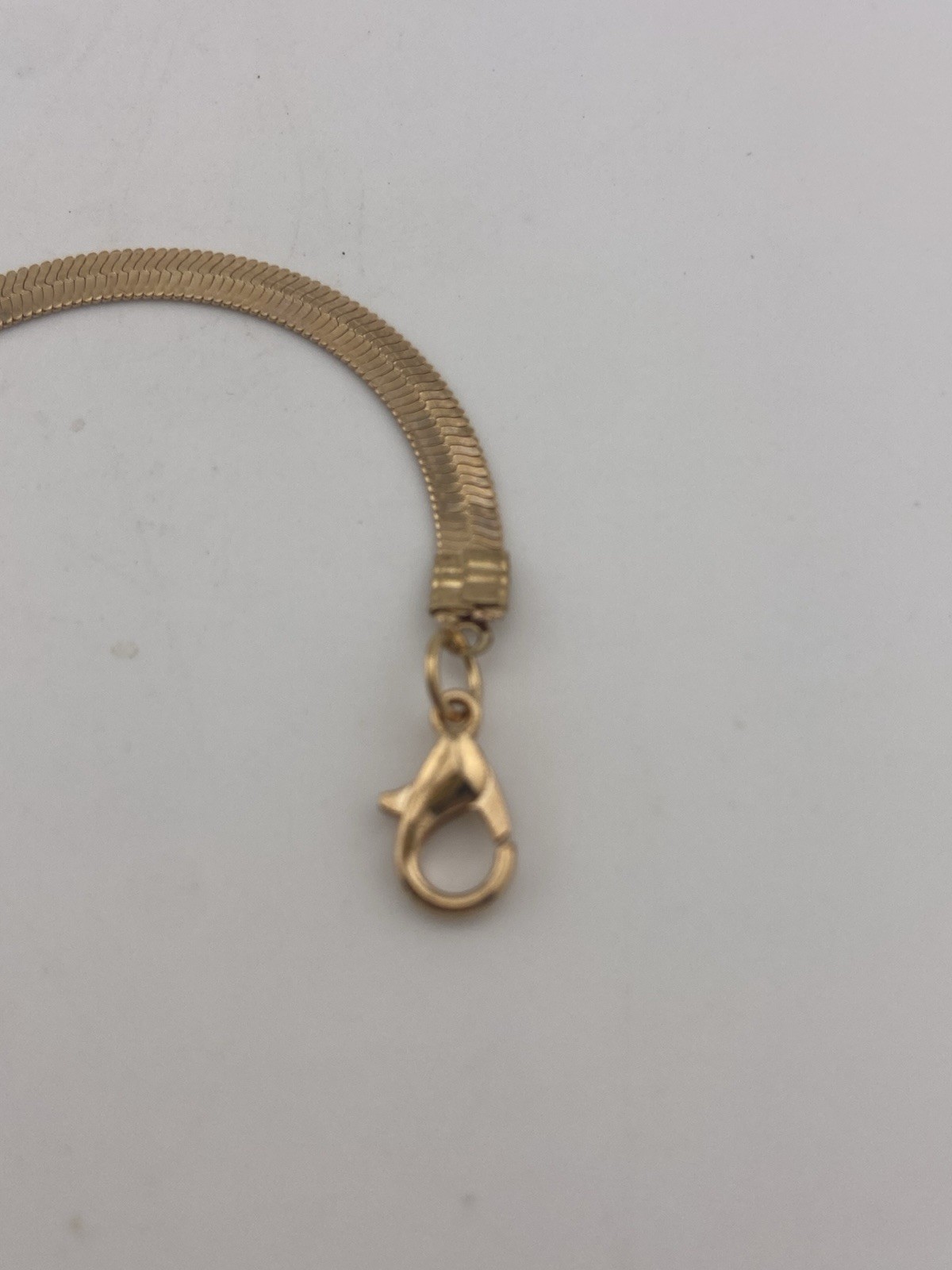 Vintage Herringbone Necklace & Bracelet Set 32″-36″, 7″-9″ Flat Snake