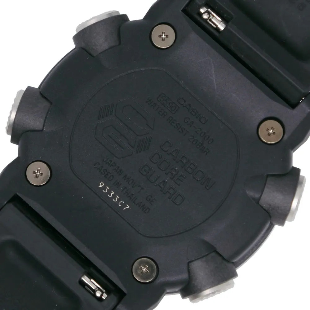 【CASIO】Casio G-SHOCK Carbon Core Guard GA-2000-4JR Carbon x Resin Black x Or