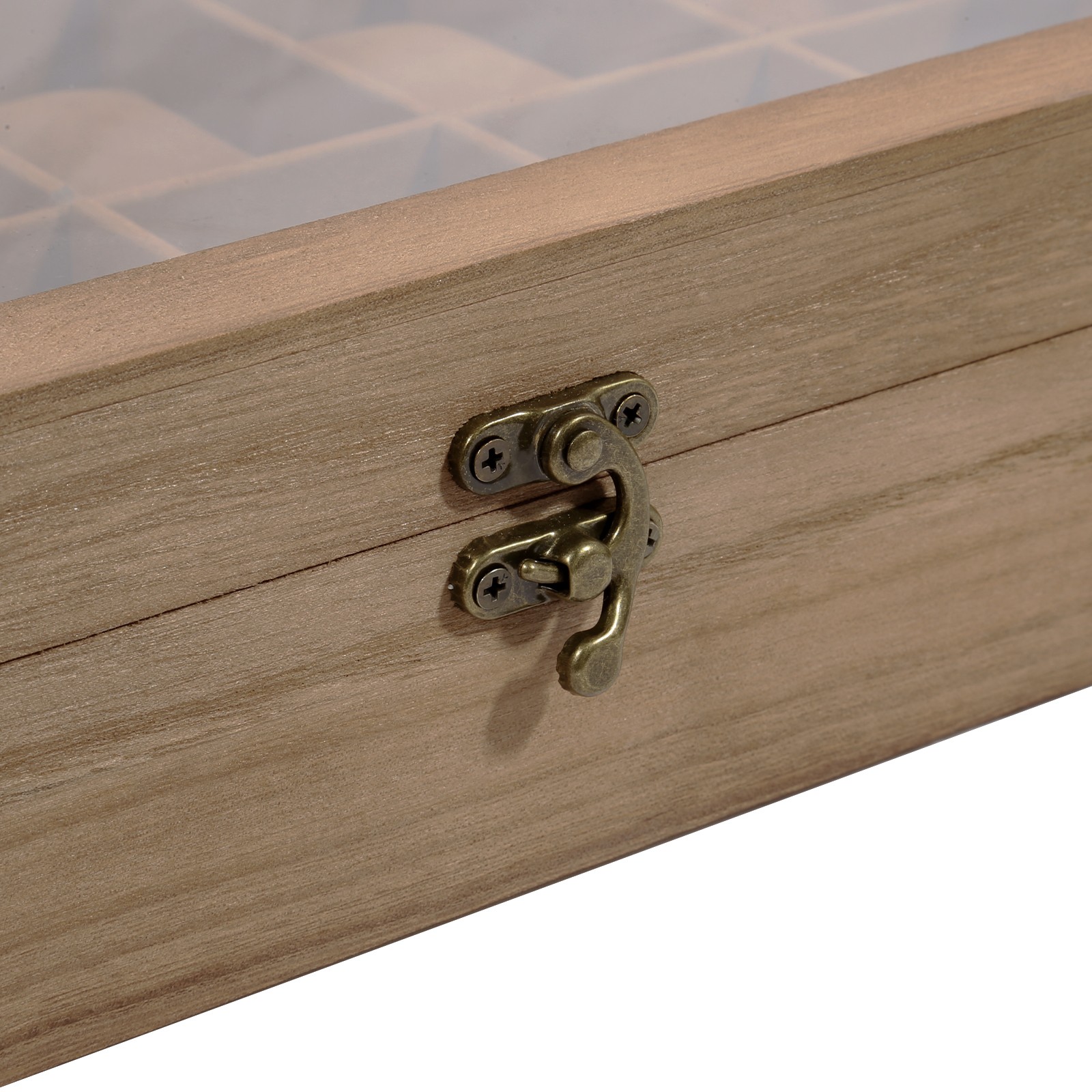 12 Slots Watch Box Solid Wood Organizer Watch Case Jewelry Storage Display Case