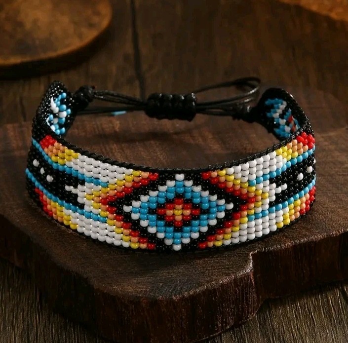 Bohemian Sacred Healing Dreamcatcher Tibetan Tribal Bracelet Chakra Homemade