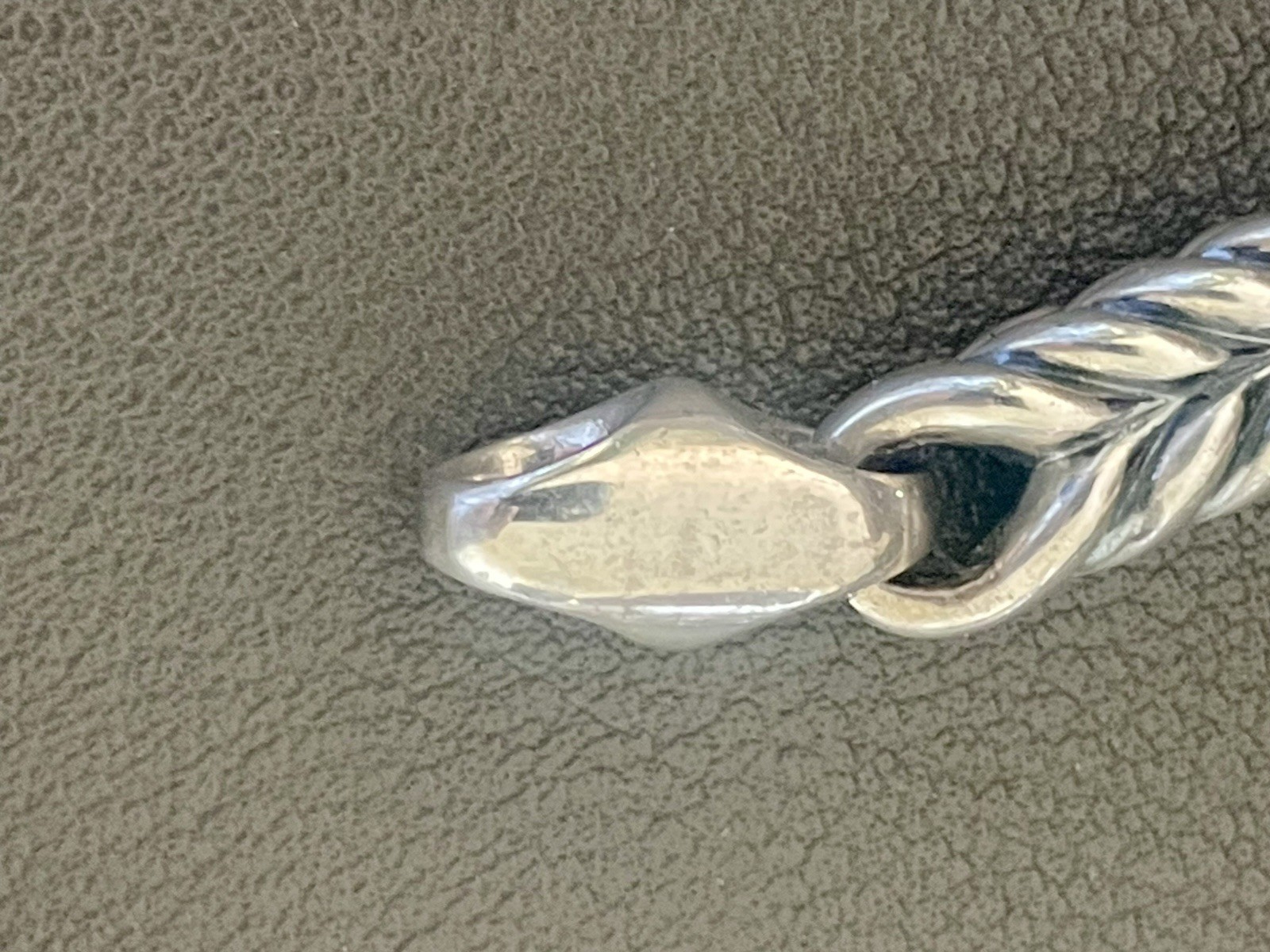 David Yurman Chevron Link Necklace. 22 Inches, 6.5mm (S417)