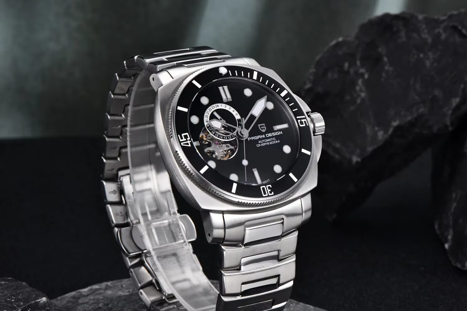 43MM Men’s Automatic Mechanical Watch NH39 200M 20ATM Waterproof Sapphire glass