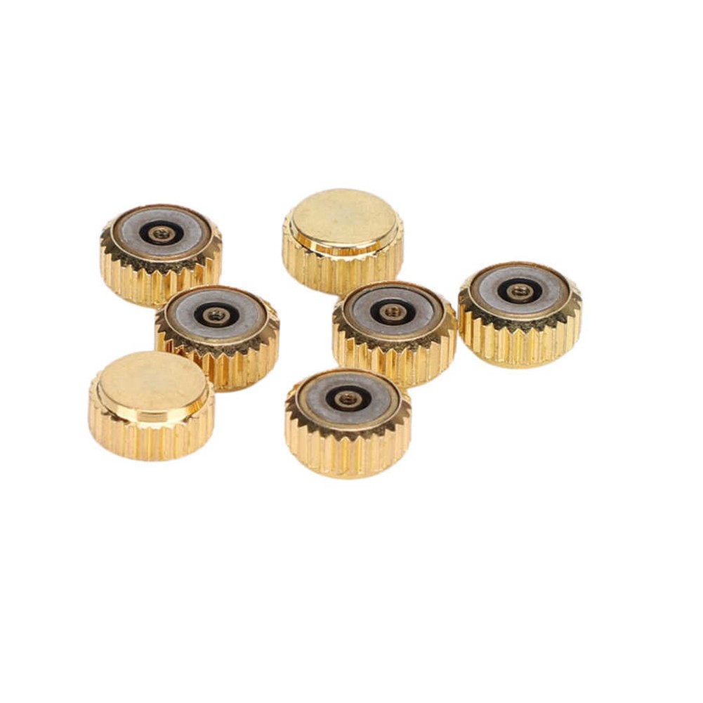 100Pack 3.0‑7.5mm 10-Size Watch Crown Head Assortment Watchmaker Repair Box Kit
