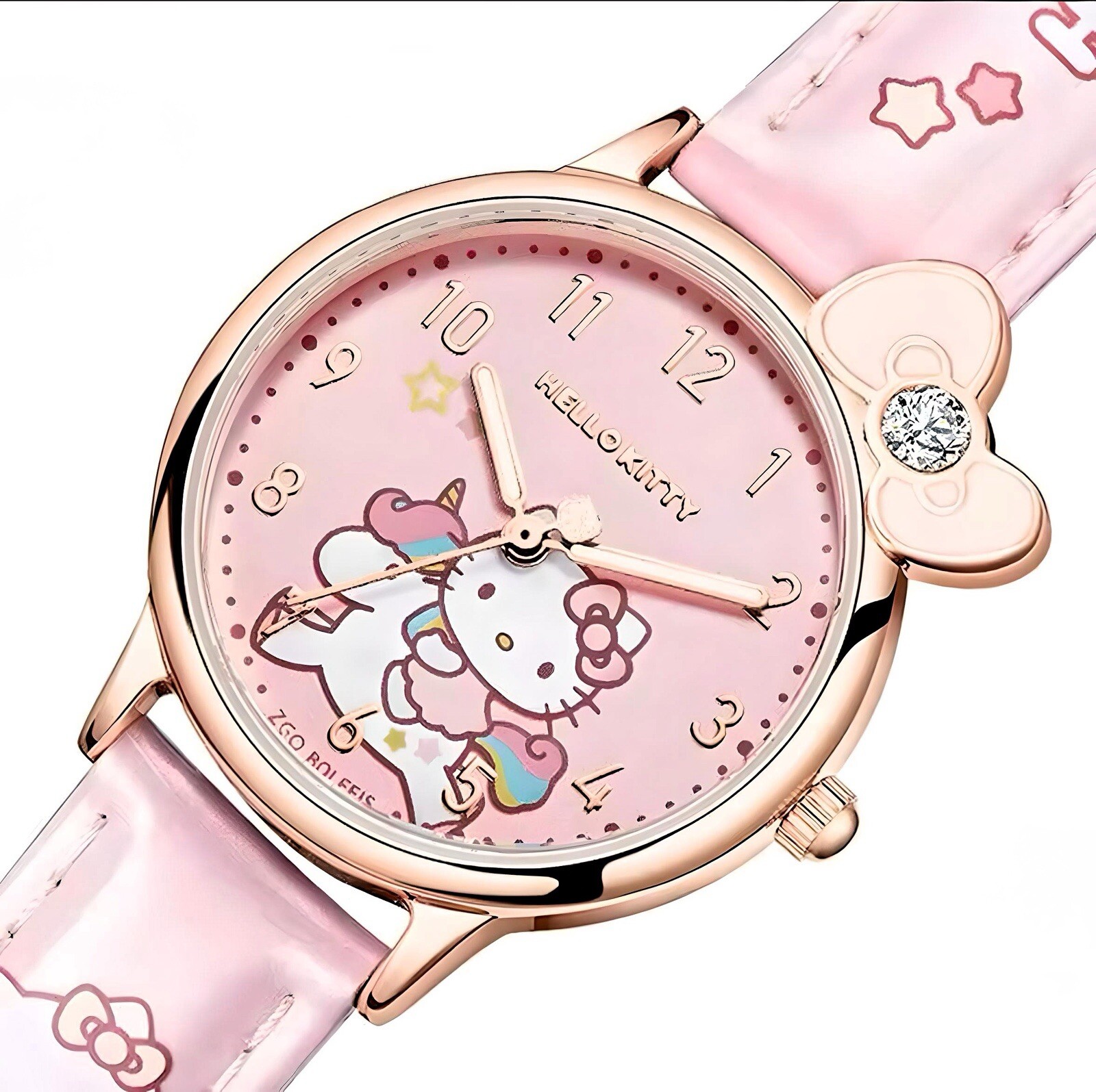 Hello Kitty Kids Waterproof Quartz Watch – White
