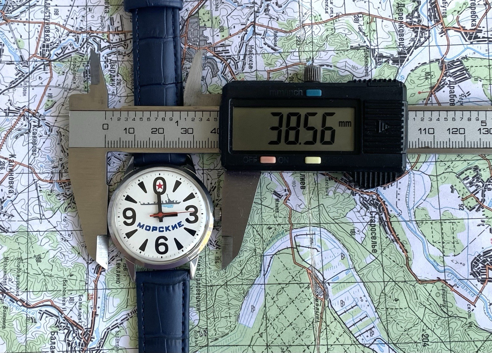 Raketa Big Zero Morskie Custom Watch Serviced USSR Raketa 2609HA Steel 36mm