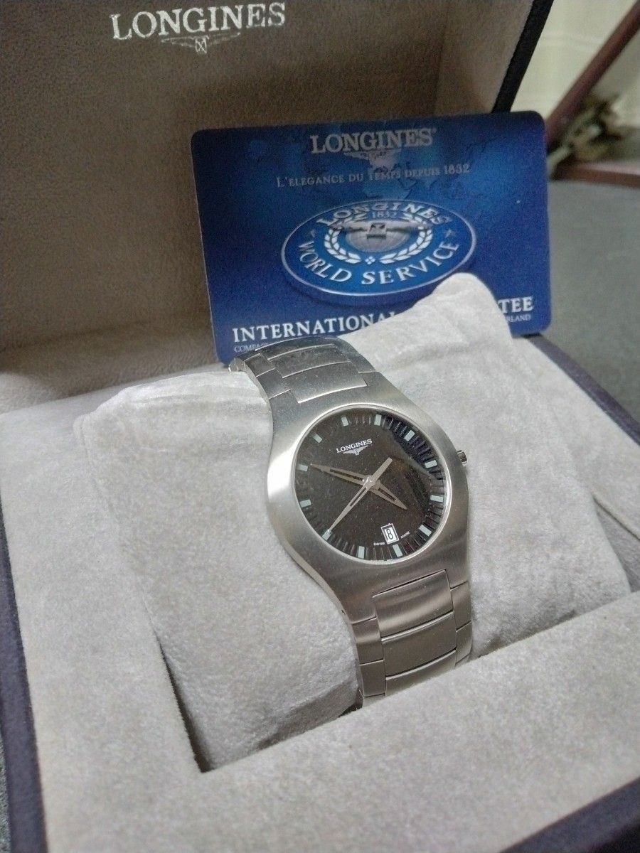 [B1P] LONGINES Opposition Date Millennium Vintage Quartz Watch [w8w]