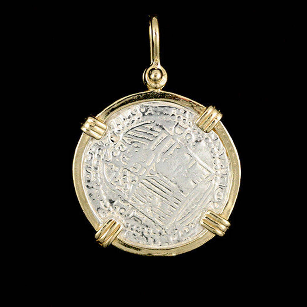 Atocha Sunken Treasure Jewelry – Medium Pieces of 8 Silver Coin Pendant