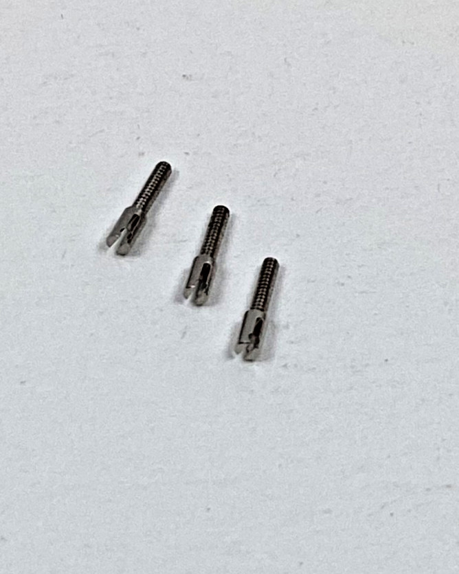 Lot 3 Female Split Stem Extender Extension Watch Winding Winder Repairs Tap 9