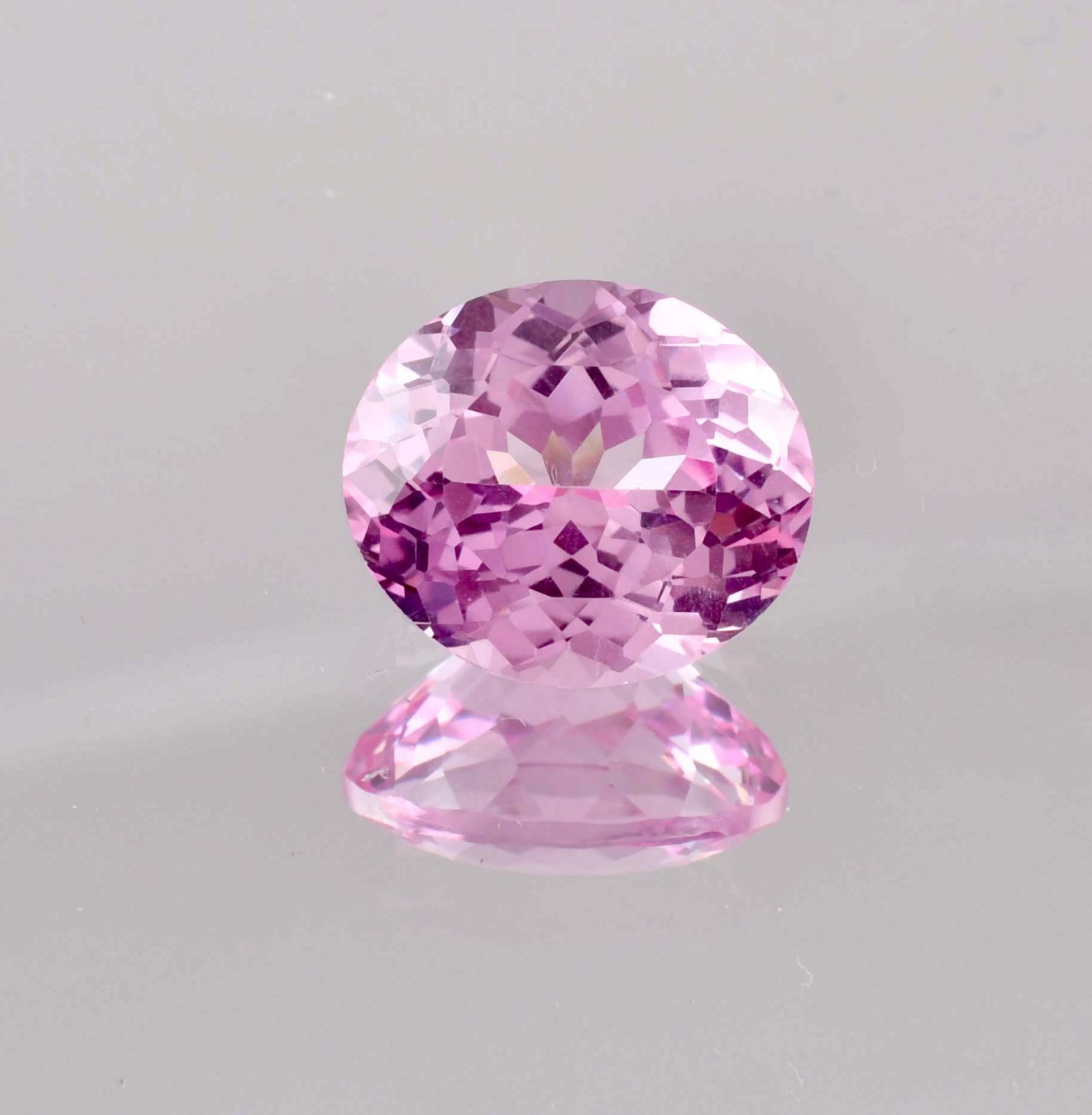 Flawless 16 x 14 mm Natural Peach Padparadscha Sapphire GIT Certified Gemstone