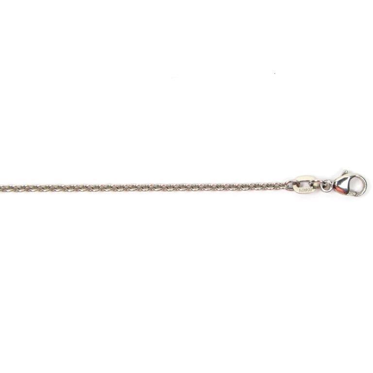 1.8mm Platinum Round Cable Chain PT950 16″ 18″ 20″ 22″ 24″ or 30″