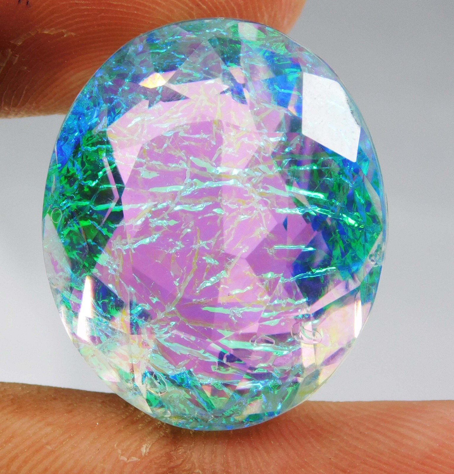54.50 Ct Natural Monarch Fire Opal Doublet Oval Cut CERTIFIED Loose Gemstone