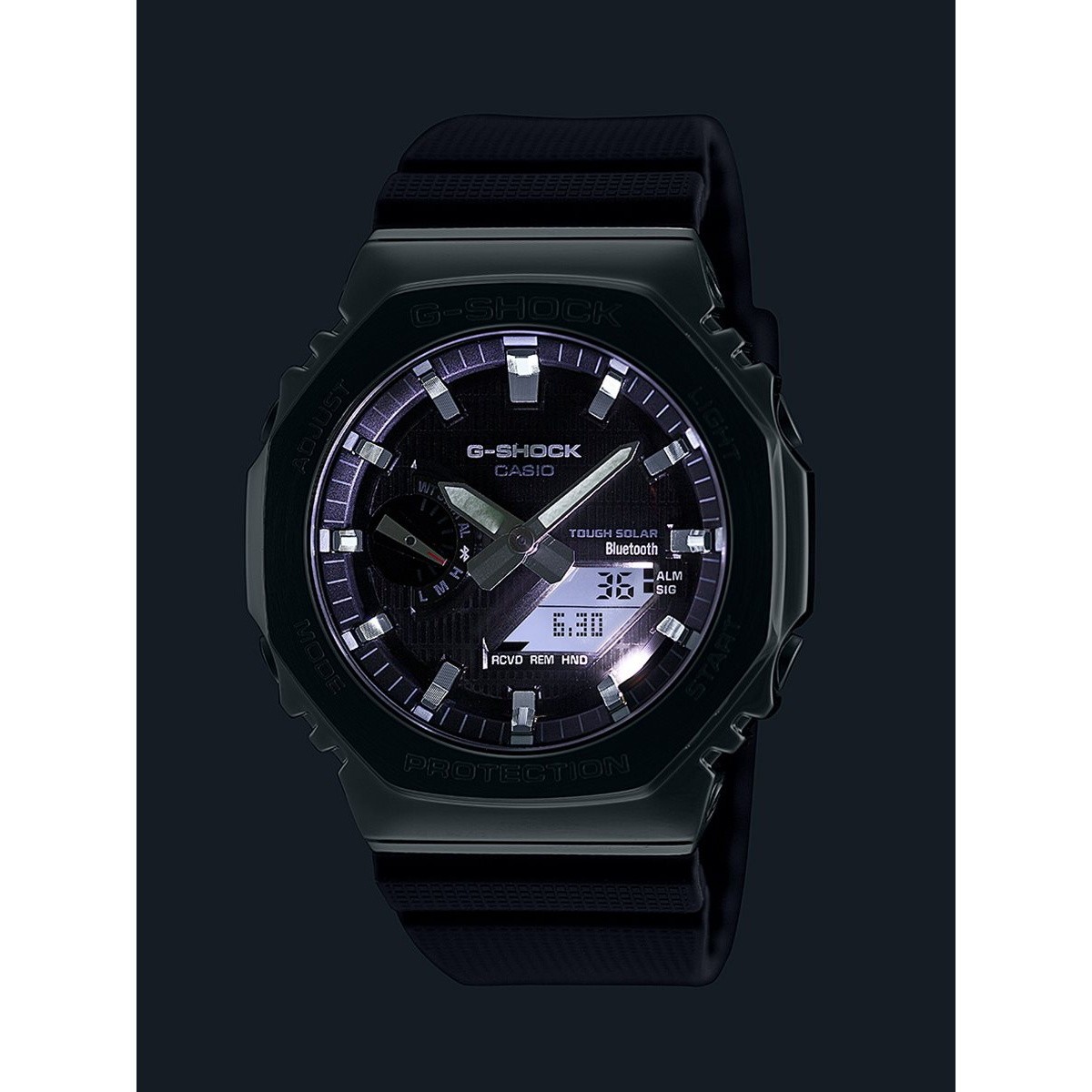 G SHOCK GBM 2100 1AJF Bluetooth Equipped Tough Solar With Tag Low Metal Covered