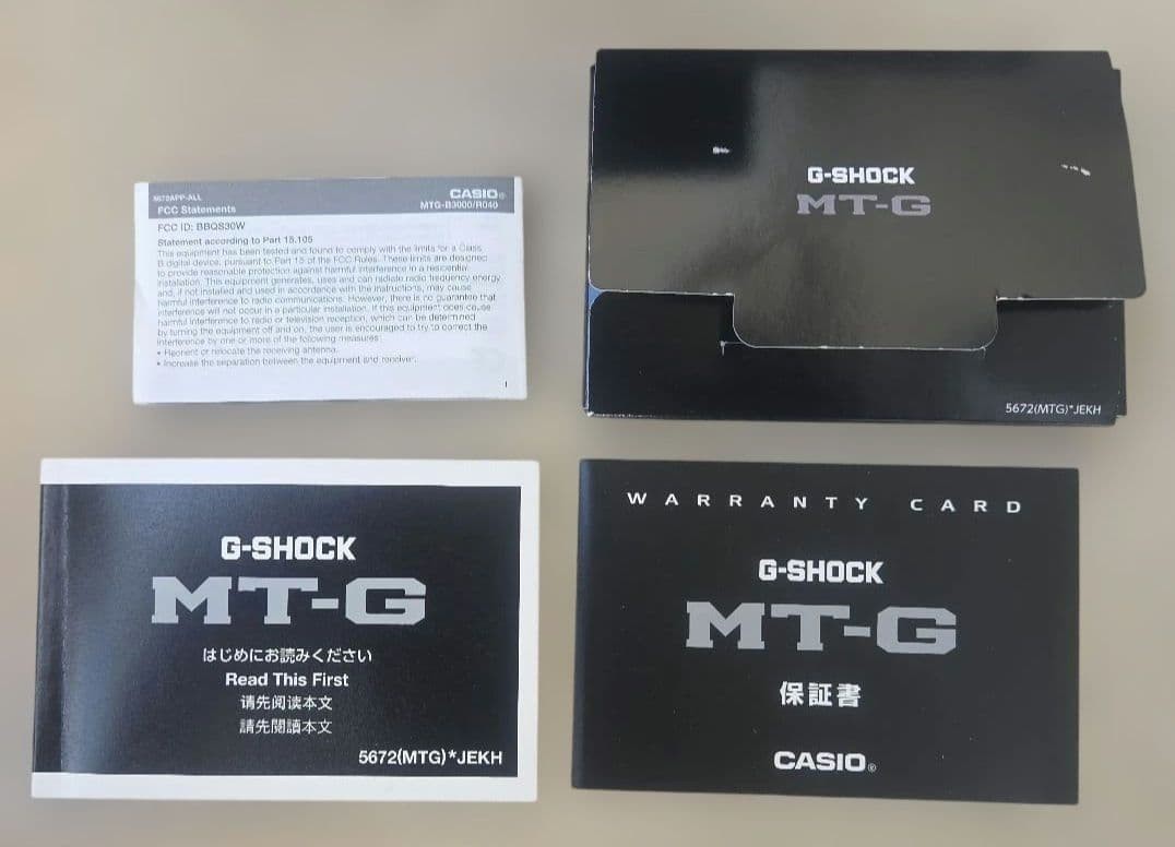 CASIO G-SHOCK Safe packing!