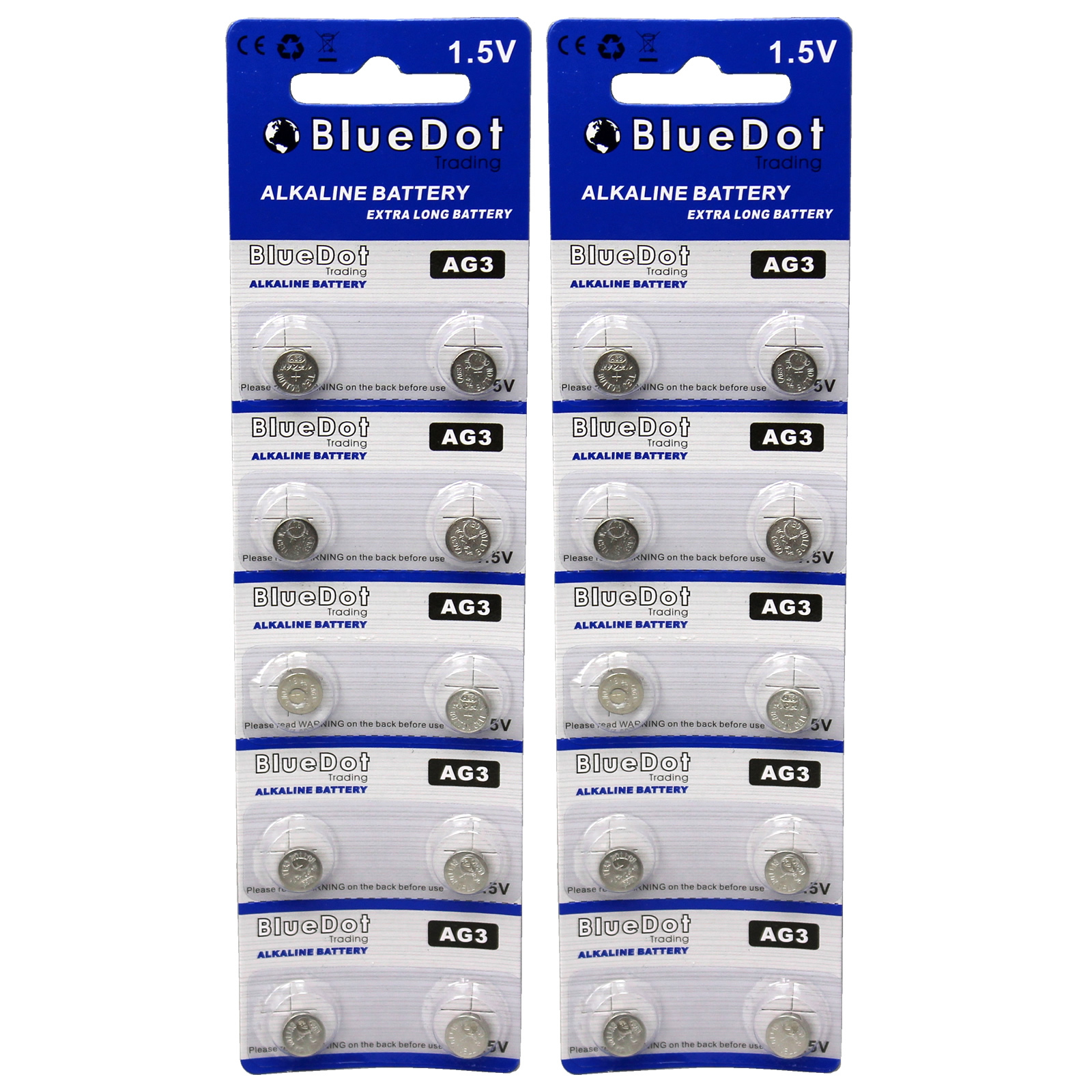 (20) AG3 LR41 L736 RW87 GP192 V3GA Alkaline Cell Button Battery Batteries