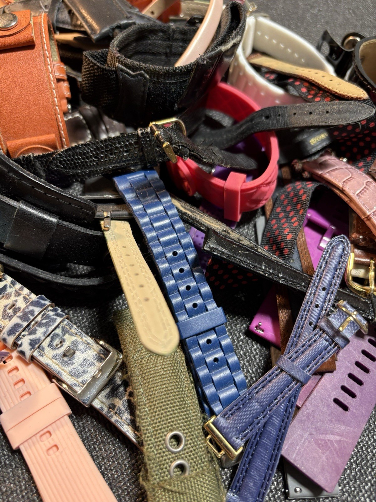 Watchmaker Parts Watch Band Lot,Regular,Cuffs And Wrap Around Bands,#2