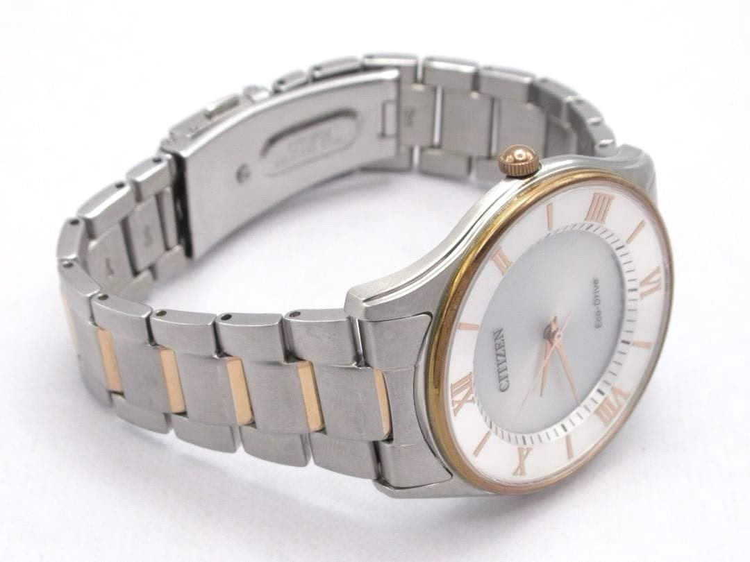 Excellent condition CITIZEN Eco-Drive E031-S111056 Solar Watch