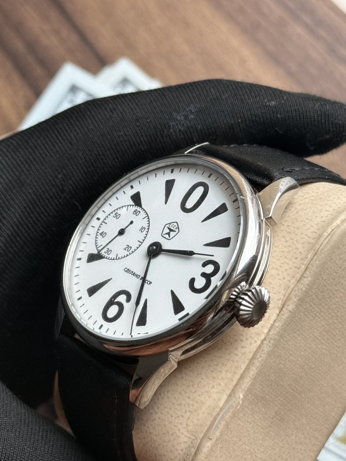 Vintage Molniya Watch Mechanical Raketa Big Zero Wrist Russian Star USSR Rare