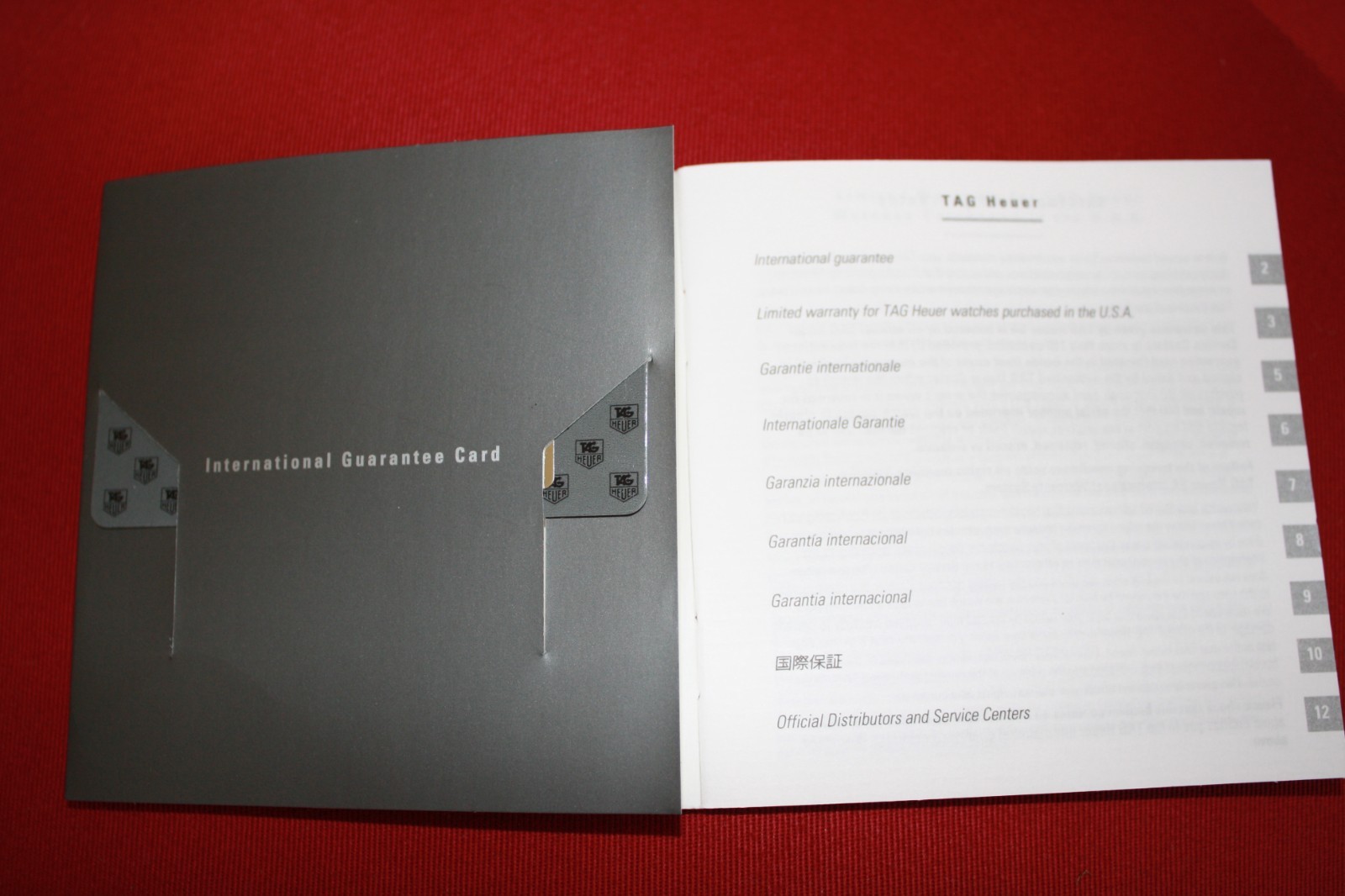 TAG Heuer F1 Formula One WA1212 Watch, Warranty Card & Box – Mint Condition