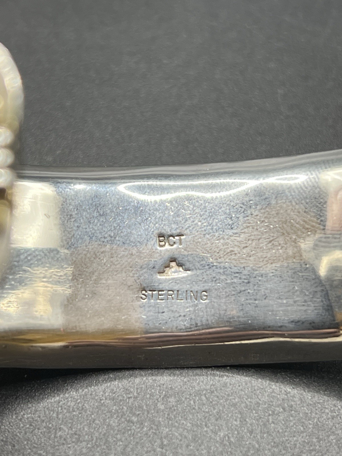 Vintage Lloyd Becenti (BCT) Sterling Silver/Brass Navajo SW Cuff Bracelet