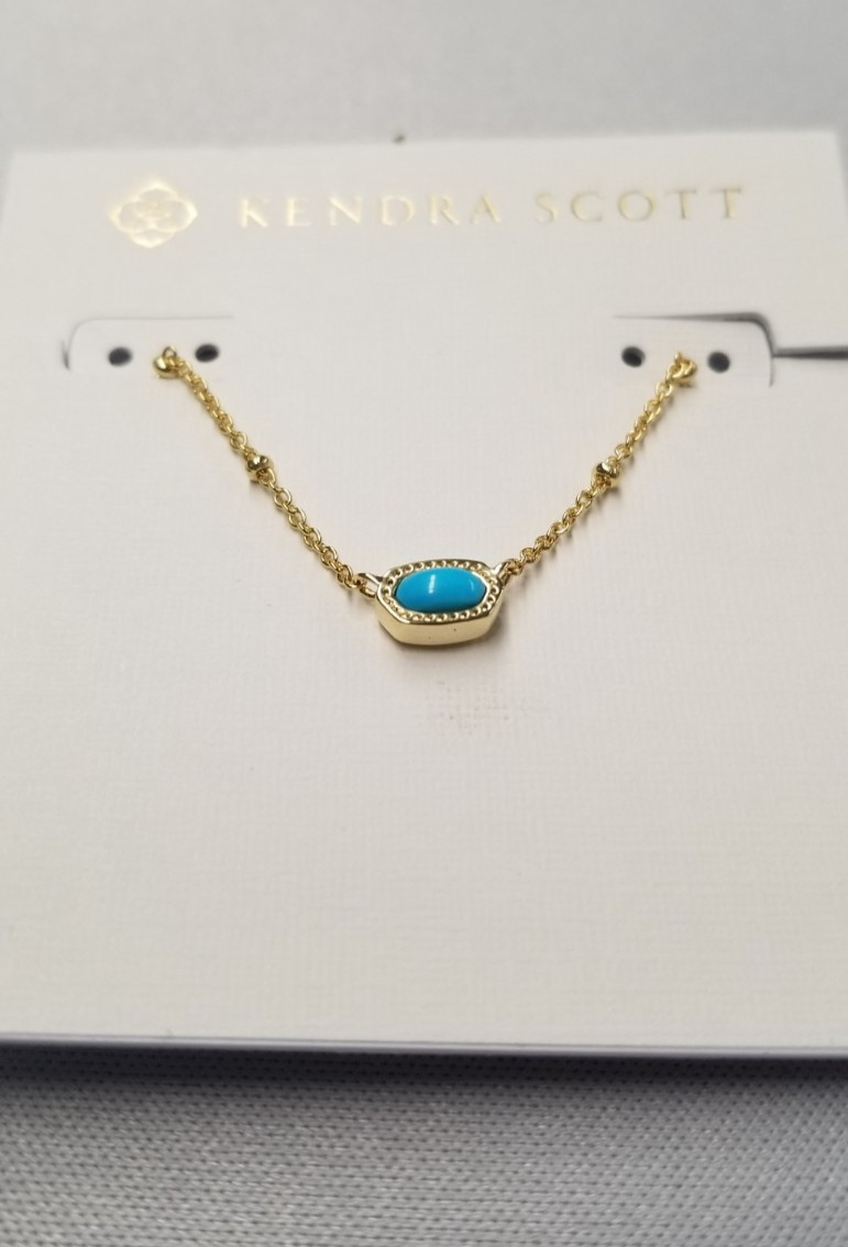 Kendra Scott Mini Elisa Satellite Short Pendant Necklace 15″+4″