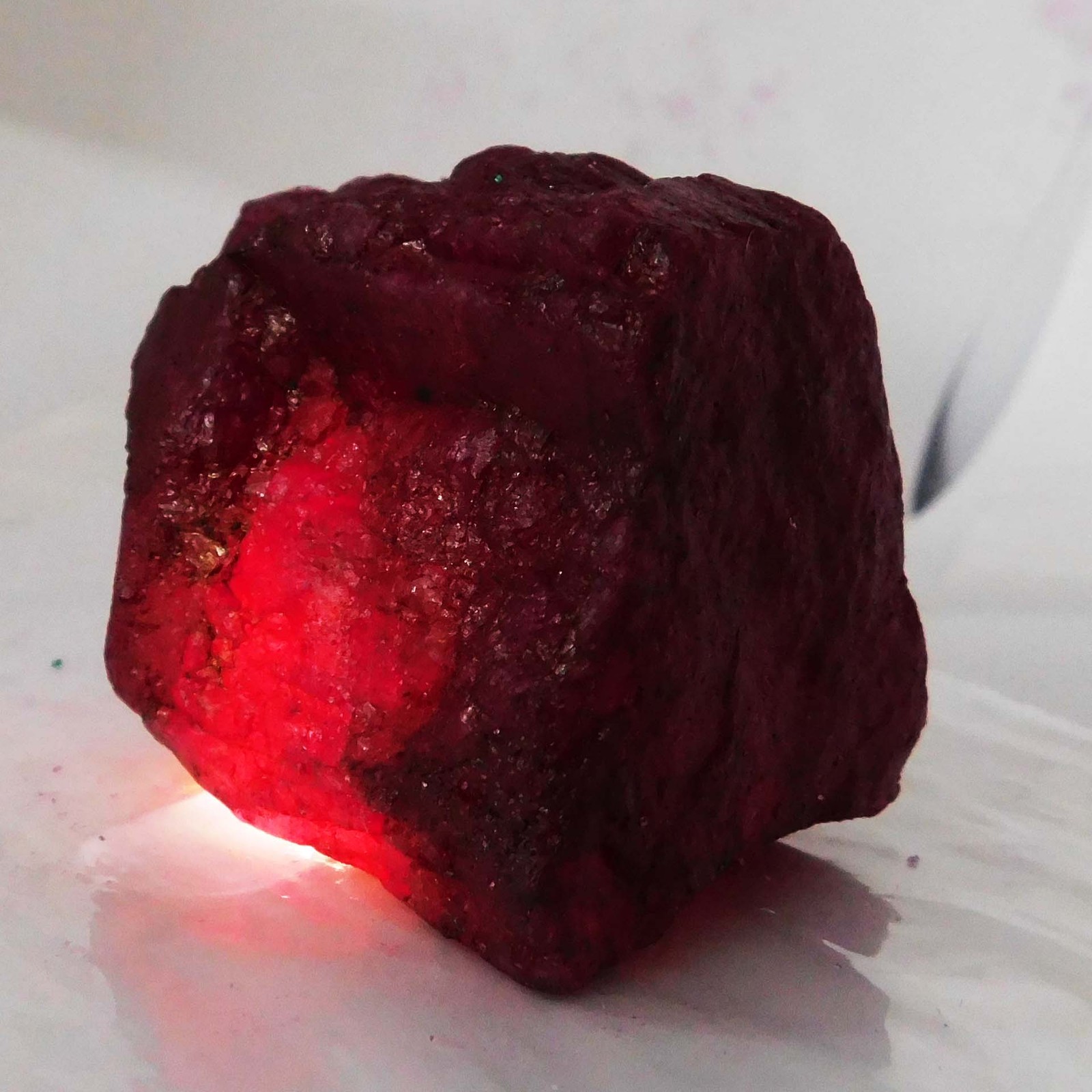 870 Ct Natural Red Ruby Huge Rough Earth Mined CERTIFIED Loose Gemstone