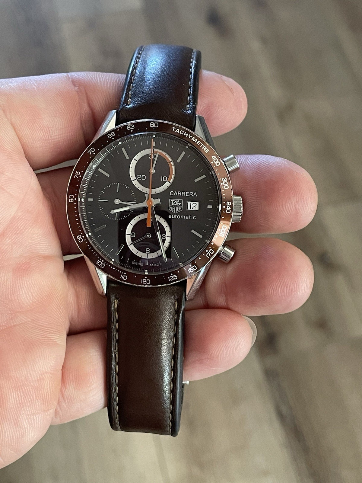 TAG Heuer Carrera Brown Men’s Watch – CV2013