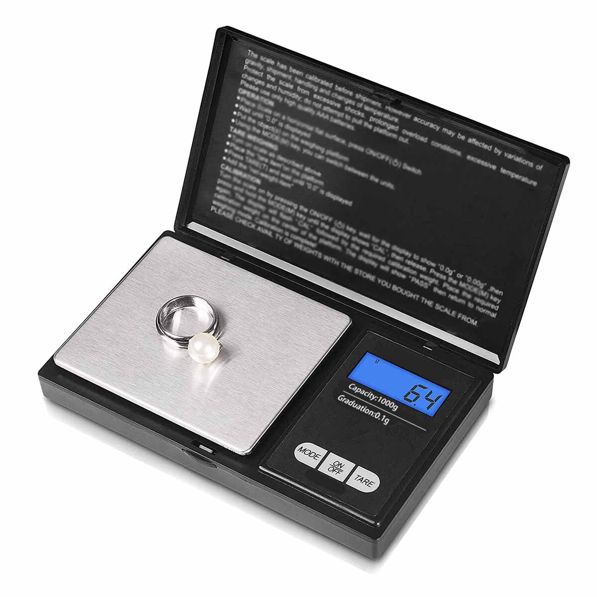 Scale, Digital Kitchen Scale for Cooking Baking, 0.1g/0.01oz Precise Graduation