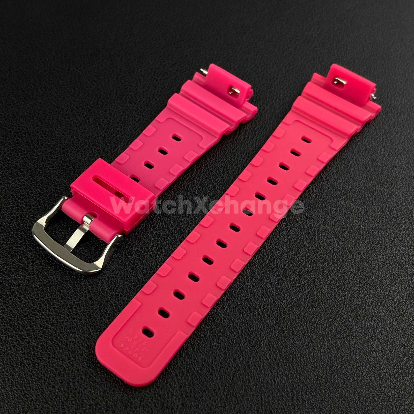 Pink Watch Strap For G-SHOCK Replacement Rubber Band CASIO GA2100 GA2110 16mm