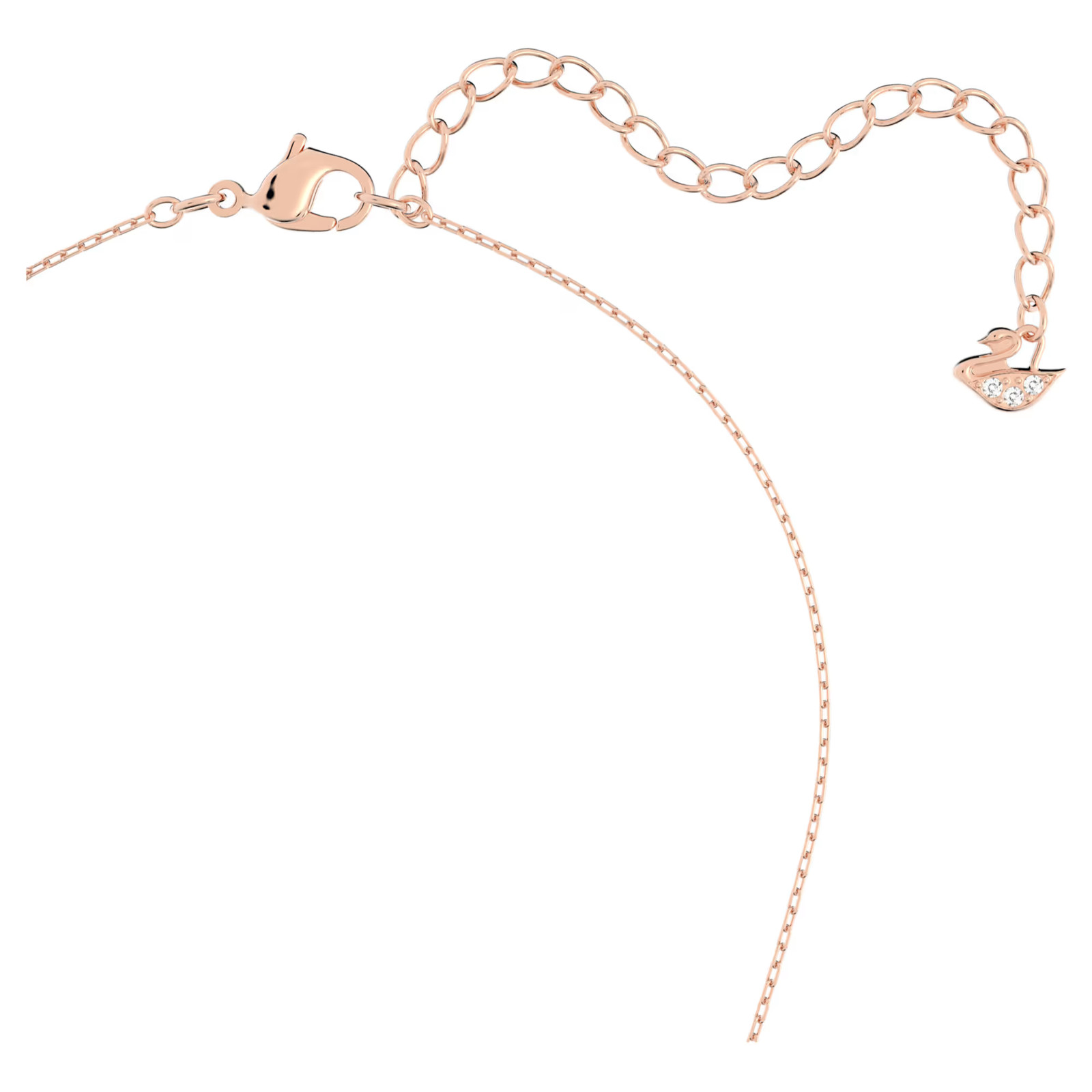 Hyperbola White Mixed Metal Finish Necklace Infinity Heart and New