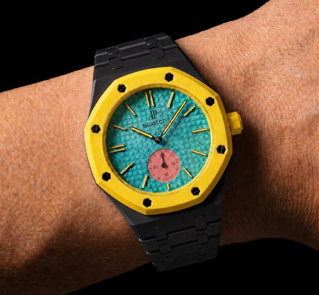 Used Swatch x Audemars Piguet Royal Pop belt band frame type