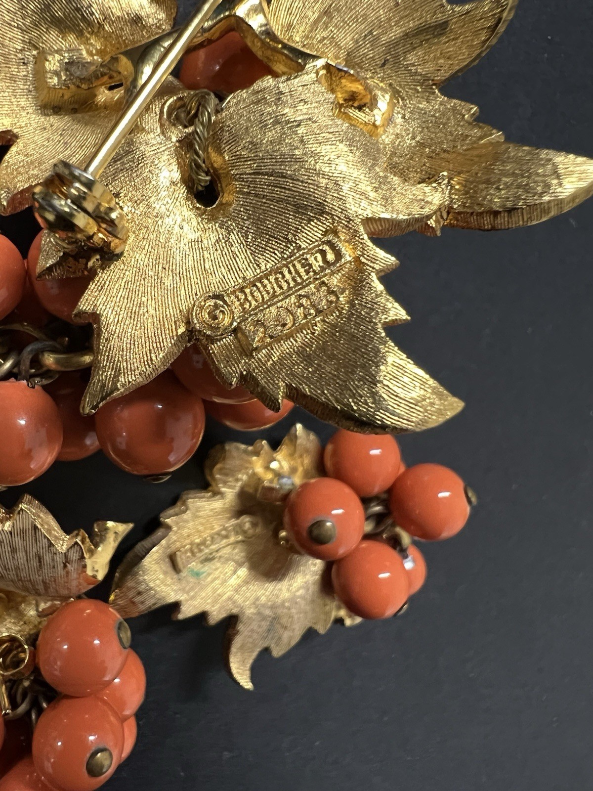 Rare Boucher Pin Earring Set