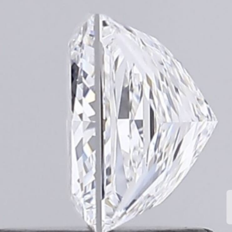 2.52 Ct Princess Cut IGI Certified Lab Grown CVD Diamond F Color VS1 Clarity