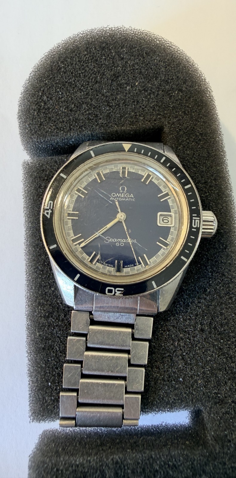 Omega 166.062 Seamaster 60 Big Crown (ideal for restoration) 37mm ~1969