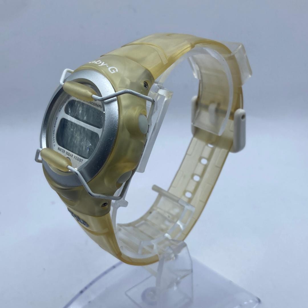 [Working Condition] CASIO Baby-G Digital Round Yellow
