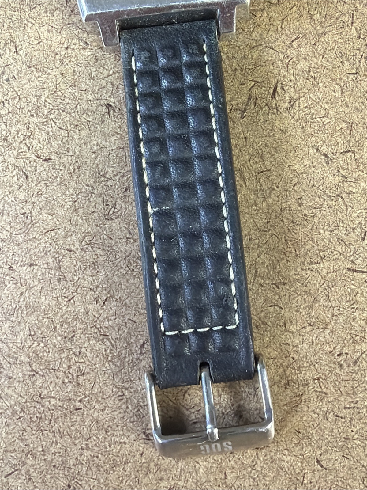 SUG Automatic Watch Reference No. 60362-364 Used Works 5 ATM Black/Silver
