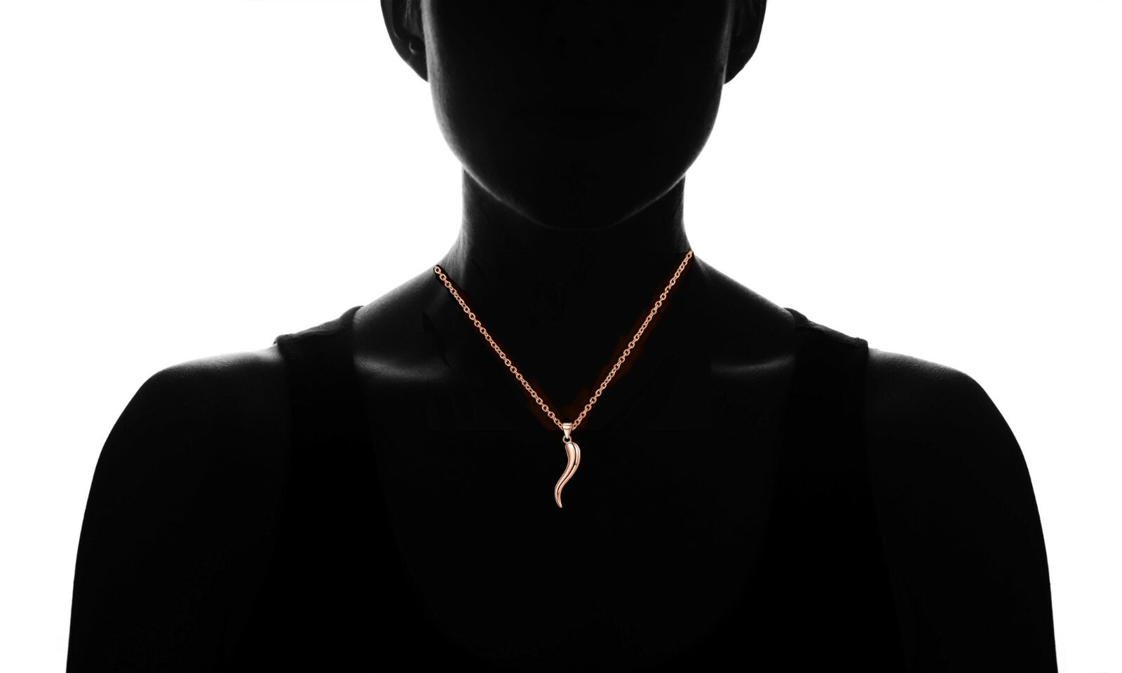 925 Sterling Silver Italian Cornicello Horn Pendant Necklace 18″ – 3 Colors