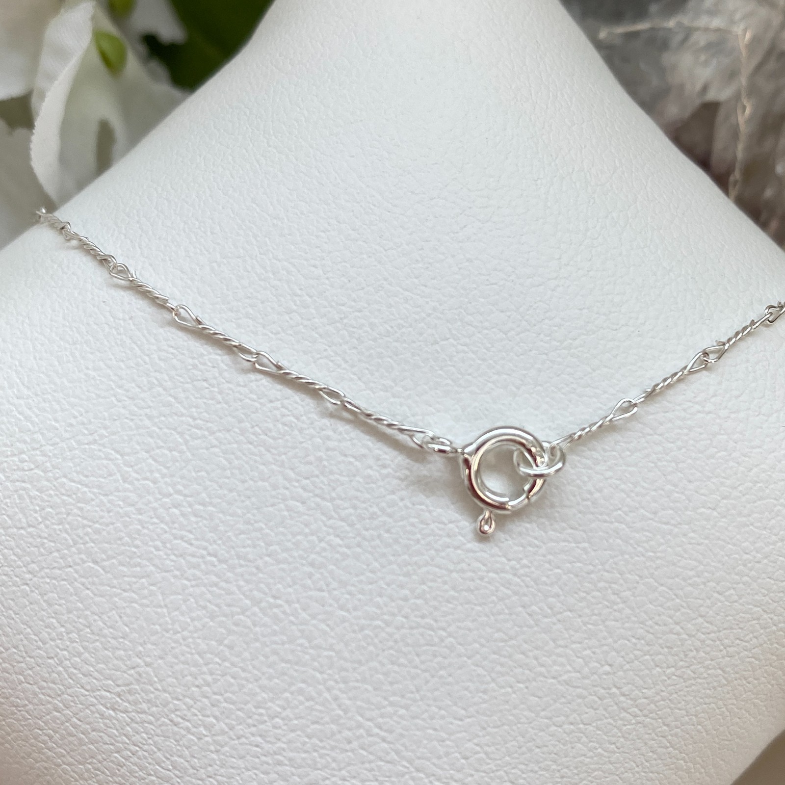 Sterling Silver Necklace- Fancy Twisted Silver Chain Necklace-All Sizes(16″-36″)