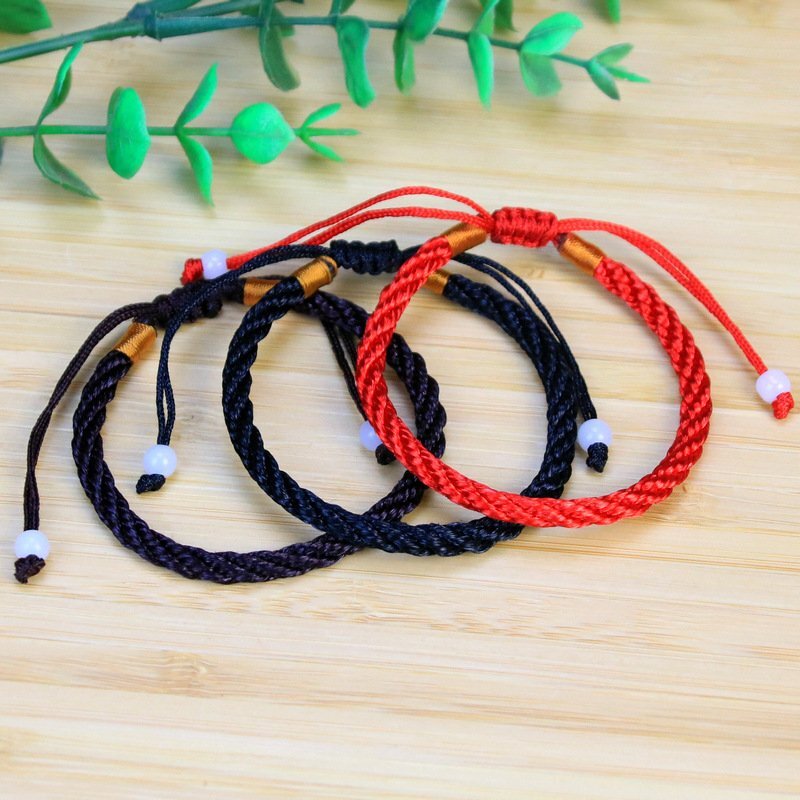 2× String Tibetan Good Luck Fortune Bracelet Kabbalah Evil Eye Luck Protection