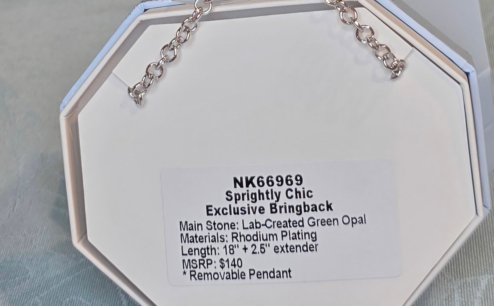 Sprightly Chic Exclusive Bringback Rhodium Plated Necklace
