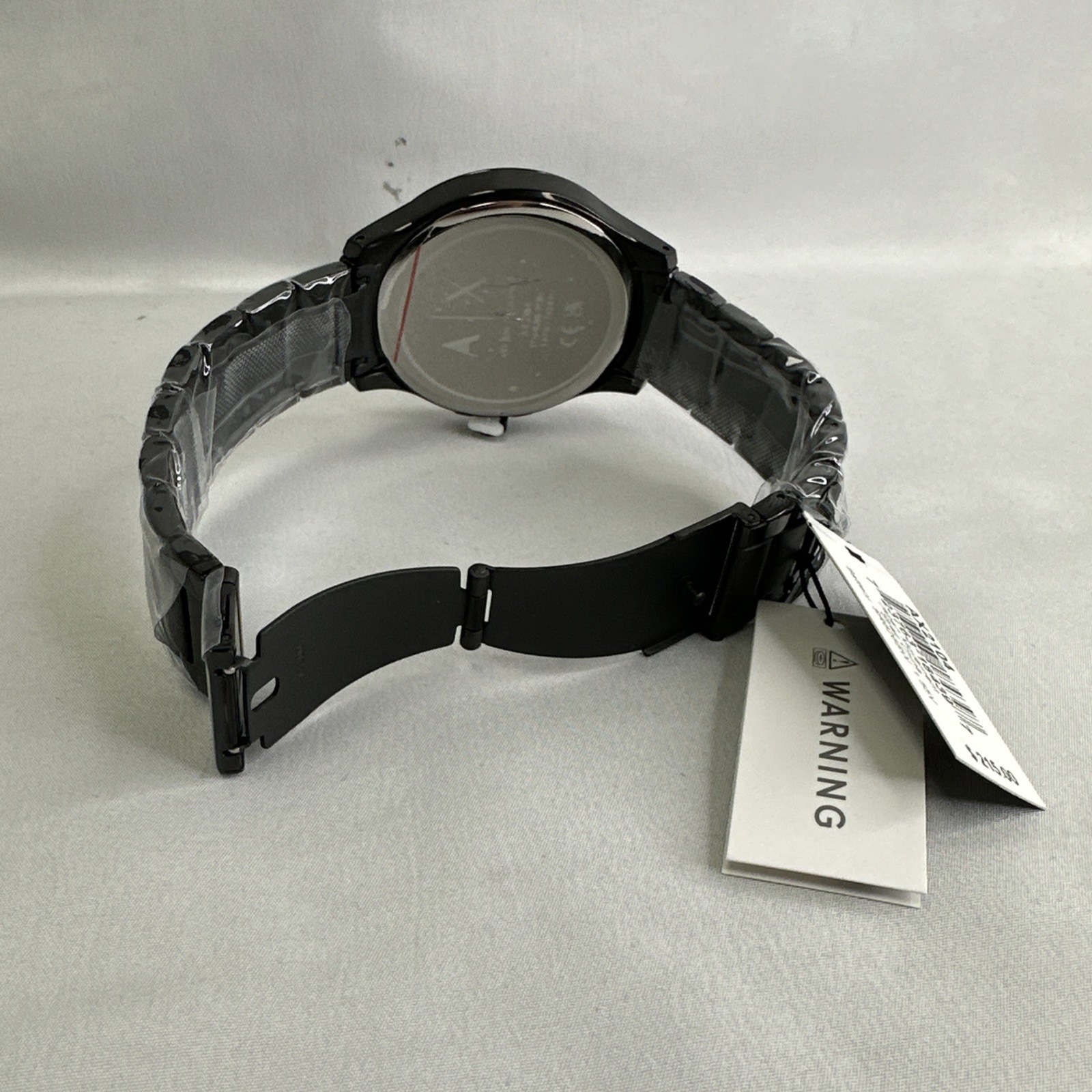 Armani Exchange Hampton Black Dial Black Ion-plated Men’s Watch AX2104 – New