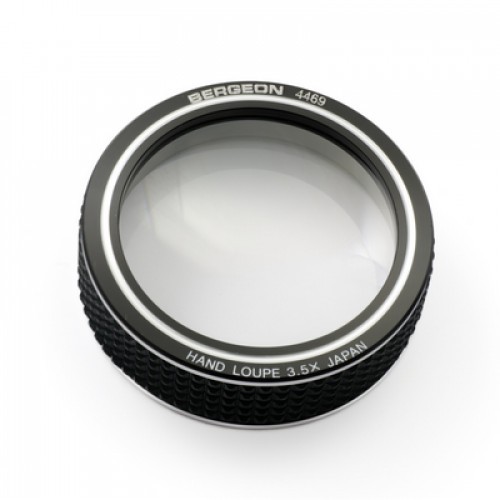 Bergeon Semi-Anchromatic Loupe 62mm With Double Lens Black Colored