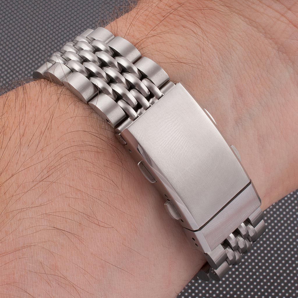 Tool Less Quick Adjust Bracelet Watch Buckle Clasp Deployant Deployment Diver