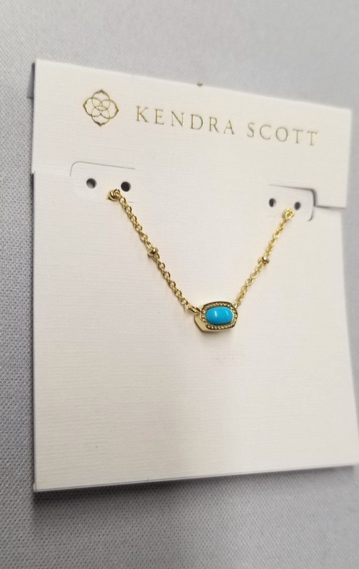 Kendra Scott Mini Elisa Satellite Short Pendant Necklace 15″+4″
